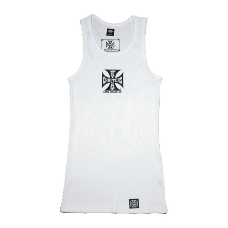 WCC WHITE WIFE BEATER TANK TOP, XS 556797