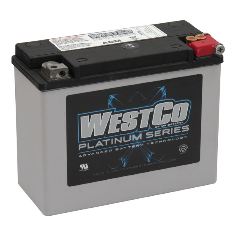 WESTCO, SEALED AGM BATTERY. 12V, 20AH, 340CCA HIGH QUALITY AGM (ABSORB 558014
