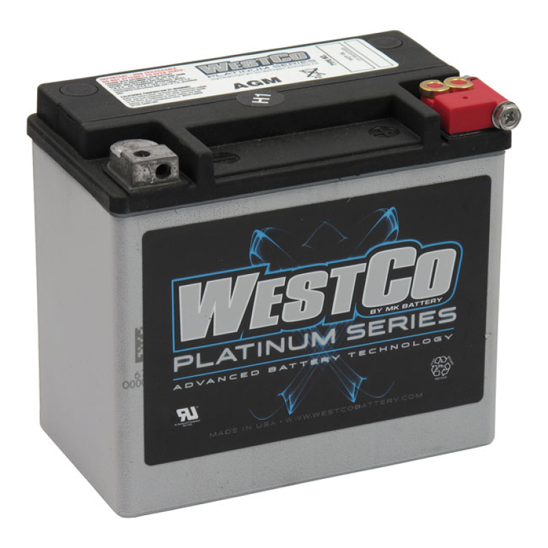 WESTCO, SEALED AGM BATTERY. 12 VOLT, 19A, 325CCA HIGH QUALITY AGM (ABS 558017