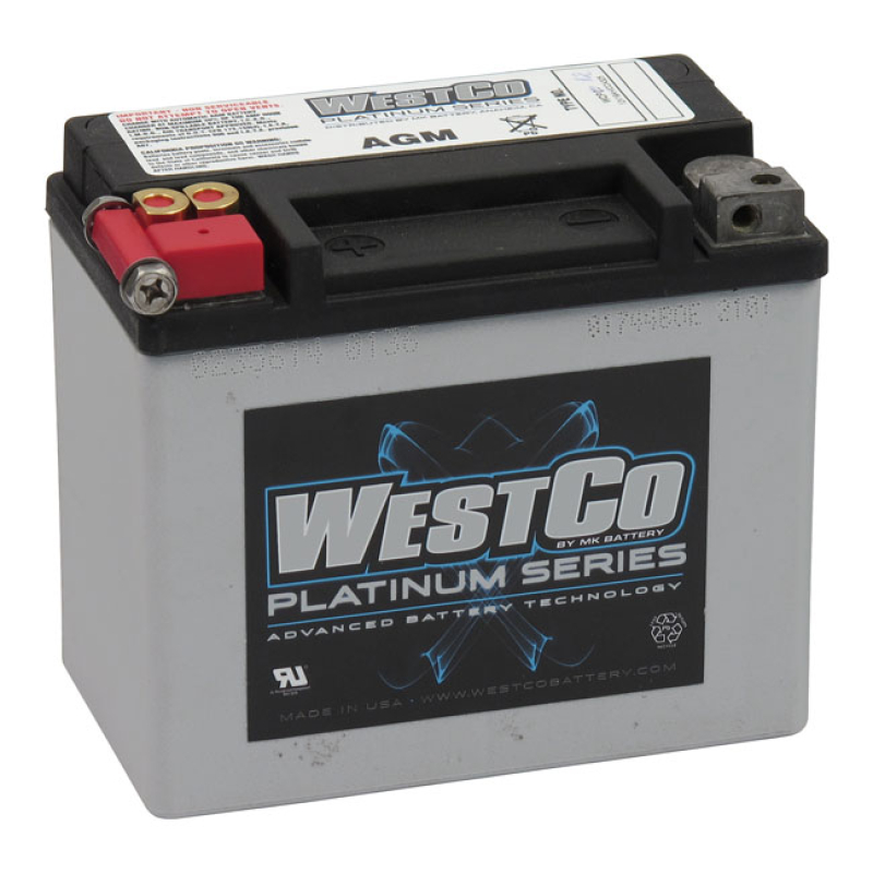 WESTCO, SEALED AGM BATTERY. 12 VOLT, 10AMP, 180CCA HIGH QUALITY AGM (A 558018