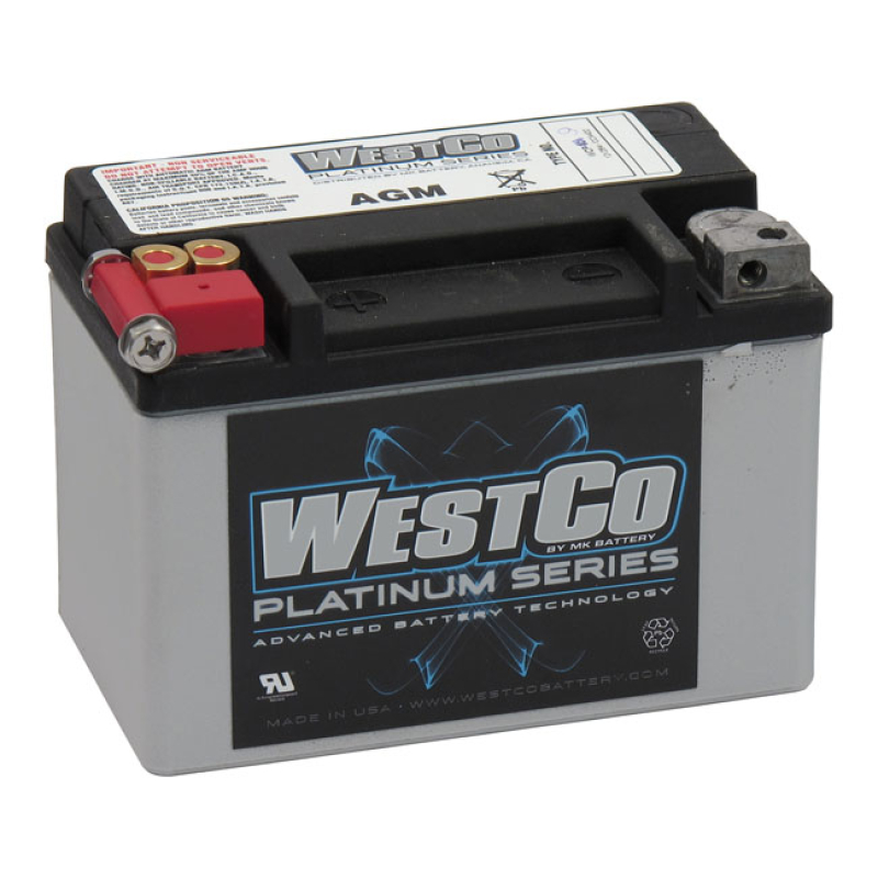 WESTCO, SEALED AGM BATTERY. 12 VOLT, 8AMP, CCA120 HIGH QUALITY AGM (AB 558019