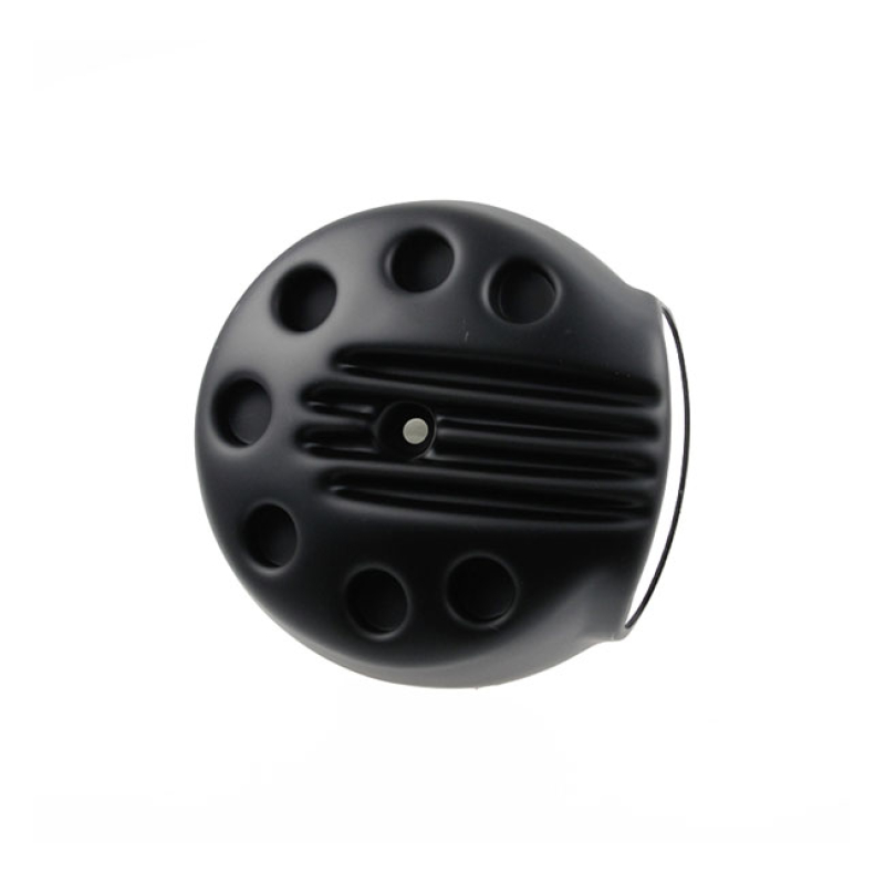 CULT-WERK, AIR CLEANER COVER SLOTTED UNPAINTED MATTE BLACK FINISH. ABS 558627