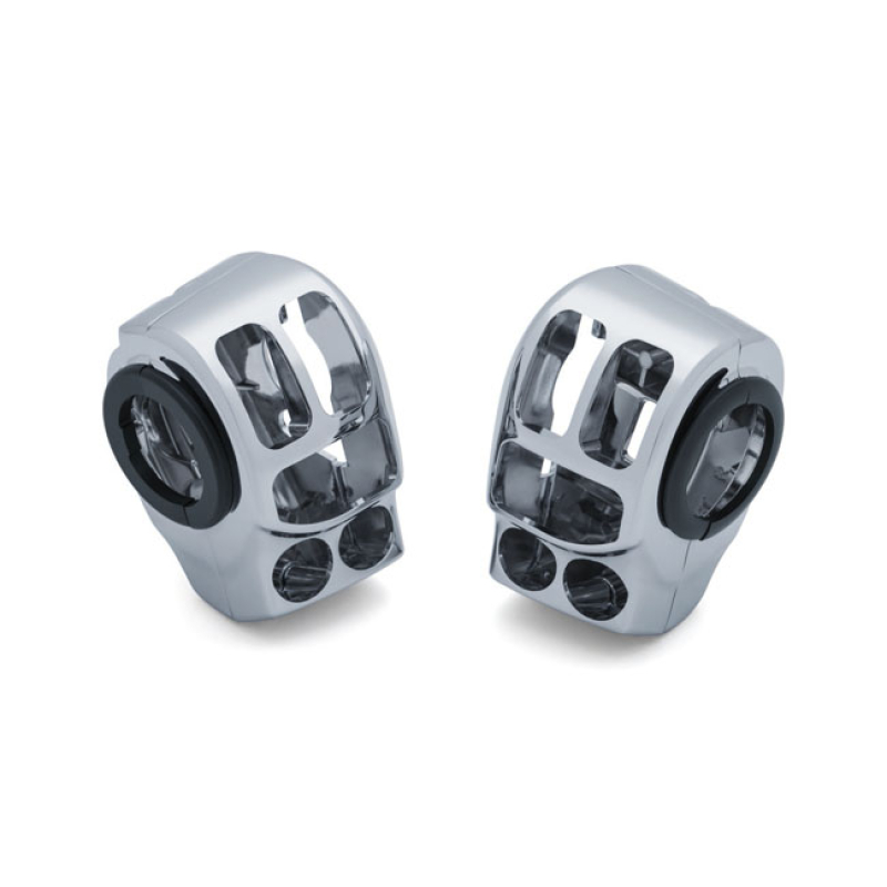 KURYAKYN, SWITCH HOUSING SET CHROME. COMPATIBLE WITH STOCK OR STOCK ST 558828