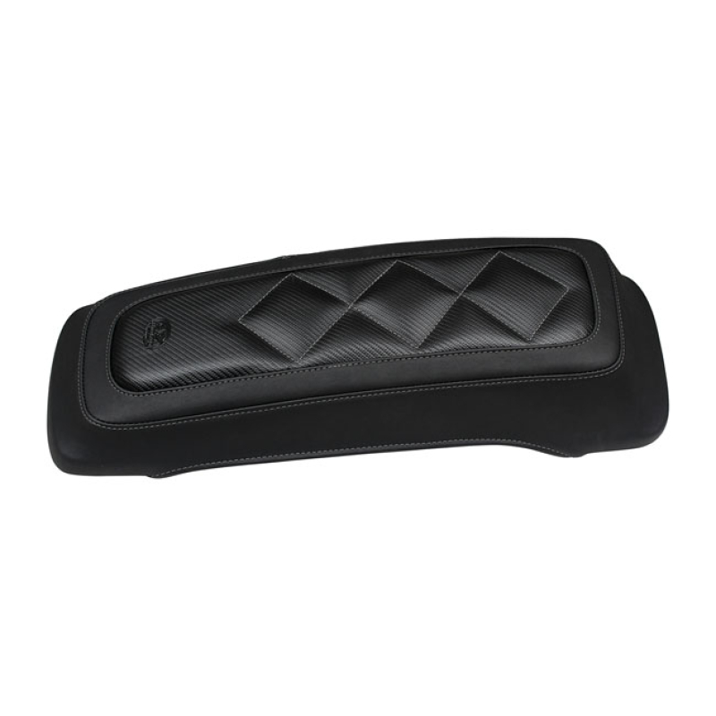 MUSTANG, SADDLEBAG LID COVER SET. CARBON DIAMOND BLACK VINYL. PROTECTS 559206