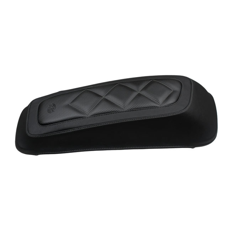 MUSTANG, SADDLEBAG LID COVER SET. CARBON DIAMOND BLACK VINYL. PROTECTS 559207