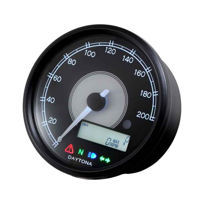 VELONA 80MM SPEEDOMETER 200 KMH/MPH 559317