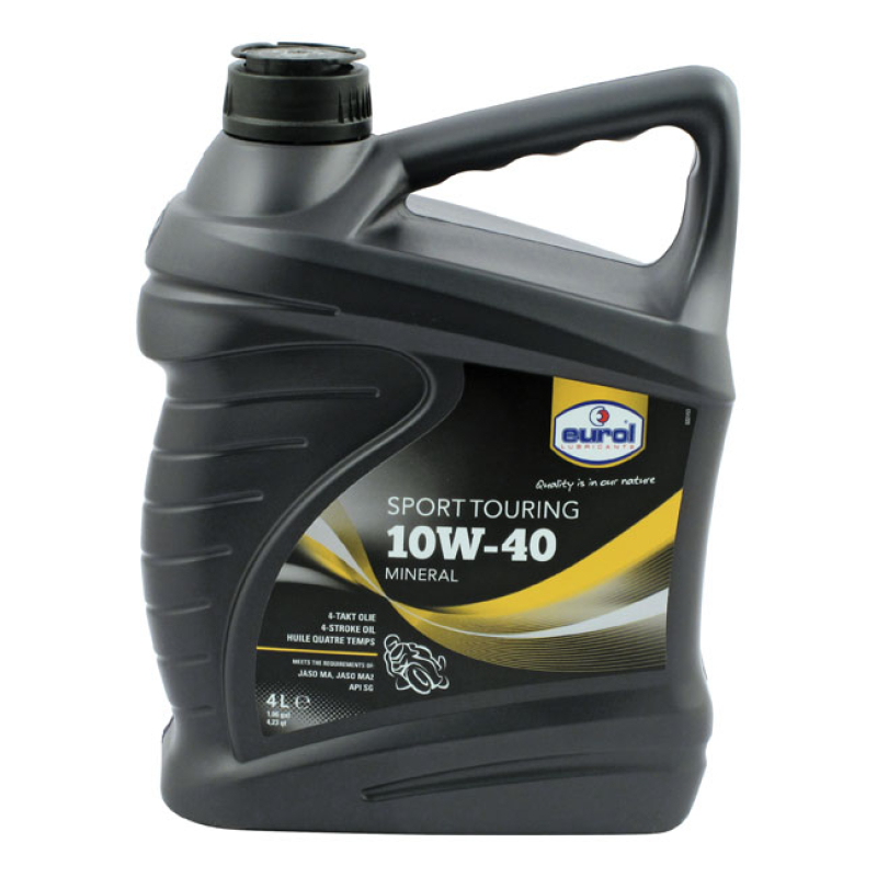 EUROL, 10W40 SG JASO-MA MINERAL MOTOR OIL, 4L 4 LITER CAN. MINERAL MOT 559443
