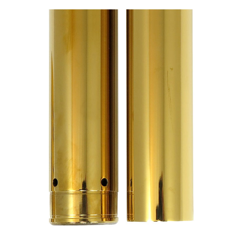 CC ENG. 49MM FORK TUBES, TNC GOLD. 25-1/2" OAL 559965