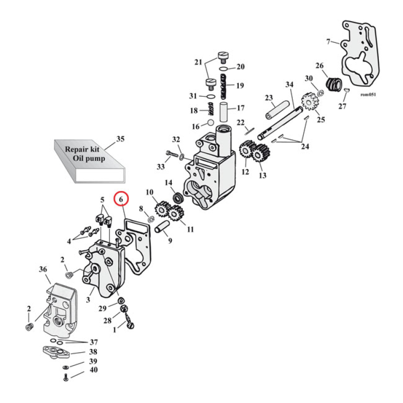 COMETIC, OIL PUMP BODY TO COVER GASKET. FIBER OEM REPLACEMENT REFERENC 561337
