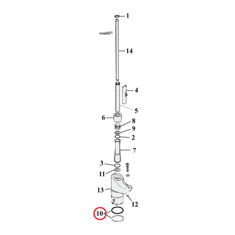 COMETIC O-RING, TAPPET GUIDE UPPER 561422