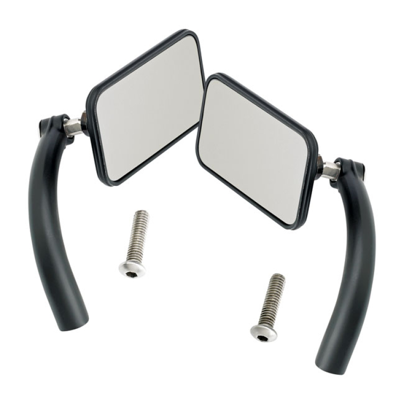 BILTWELL, UTILITY PERCH MOUNT MIRROR SET. BLACK 562908