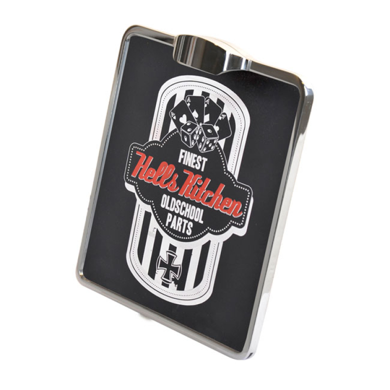 HKC LICENSE PLATE HOLDER - GERMANY POLISHED SQUEEZE STYLE - FOR 200 X 563612