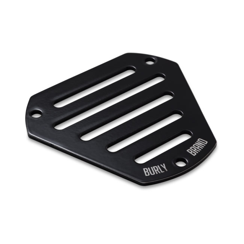 BURLY, REPLACEMENT FACE PLATE. SLOTTED, BLACK 563738