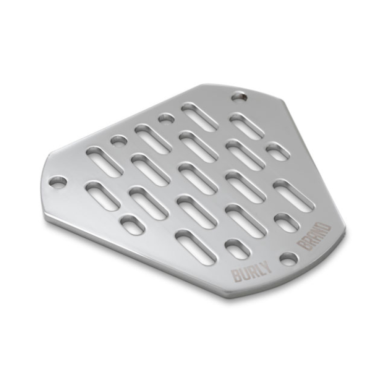 BURLY, OPTIONAL AIR CLEANER FACE PLATE. MX, CHROME 563743