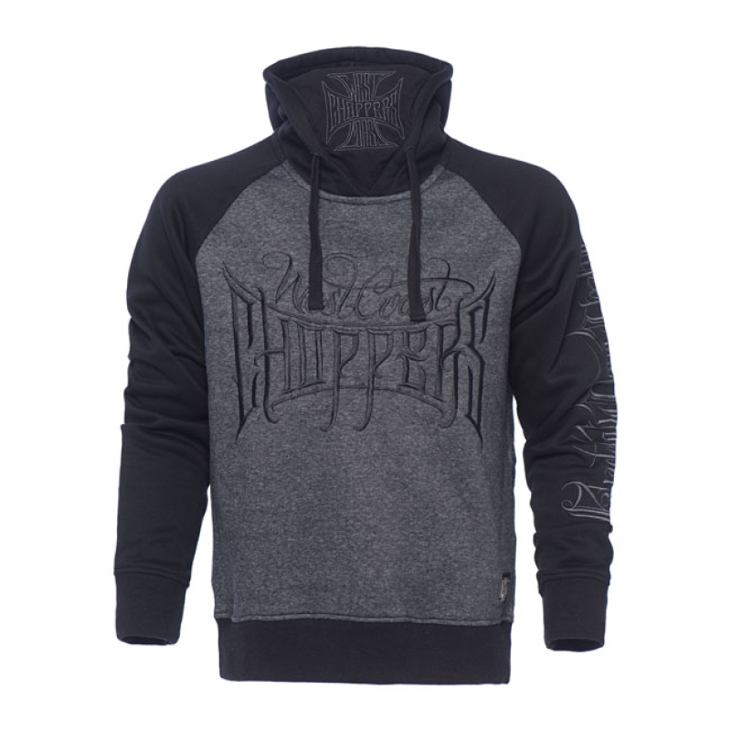 WCC THE HOOLIGAN HOODIE MELANGE GREY/BLACK 566156