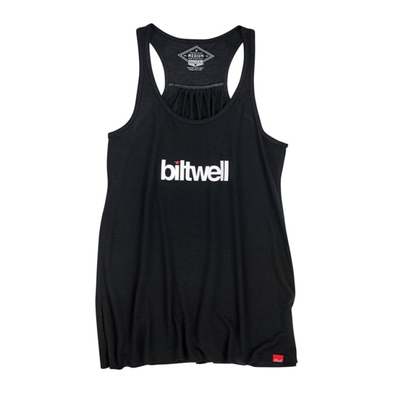 BILTWELL WOMEN''S HELVETICA TANK TOP BLACK 567239