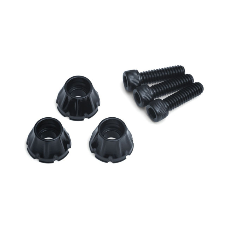 KURYAKYN, DECORATIVE WINDSHIELD SCREWS GLOSS BLACK 567604