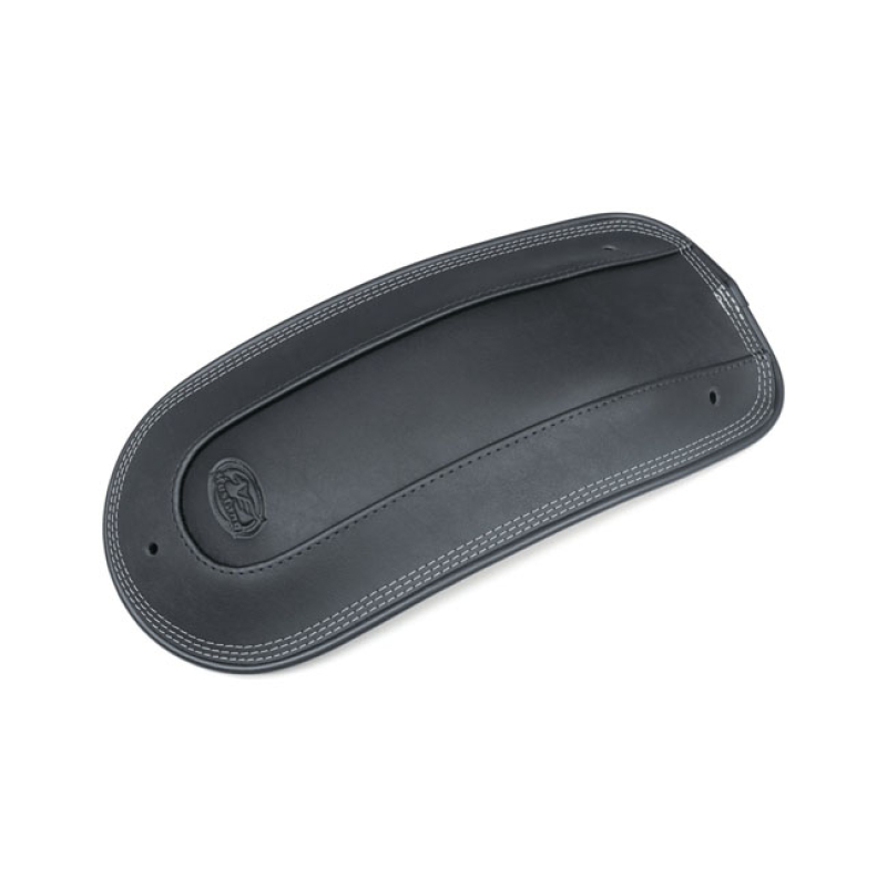 MUSTANG, REAR FENDER BIB. PLAIN WITH BRAIDED EDGES BLACK. TRIPLE STITC 569866