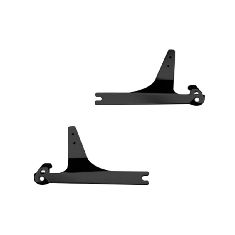 DETACHABLE SISSY BAR SIDE PLATES GLOSS BLACK. REQUIRED TO INSTALL A SI 572166