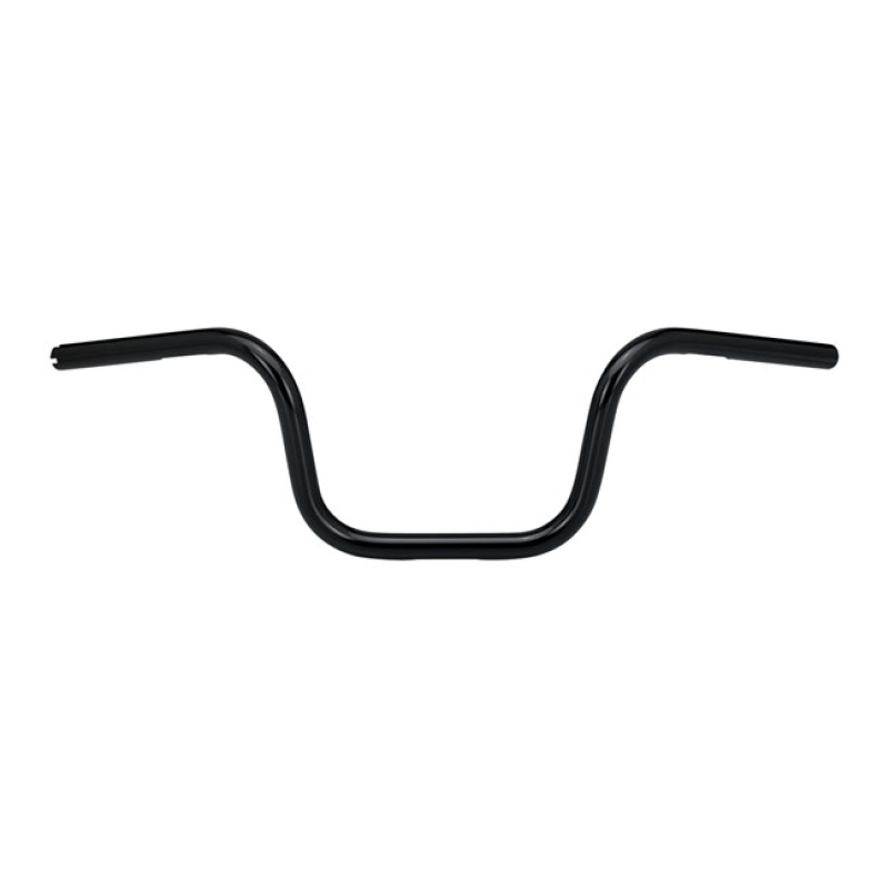 BILTWELL 1" CHUMPS HANDLEBAR 8" RISE BLACK, TUV APPR. 572215