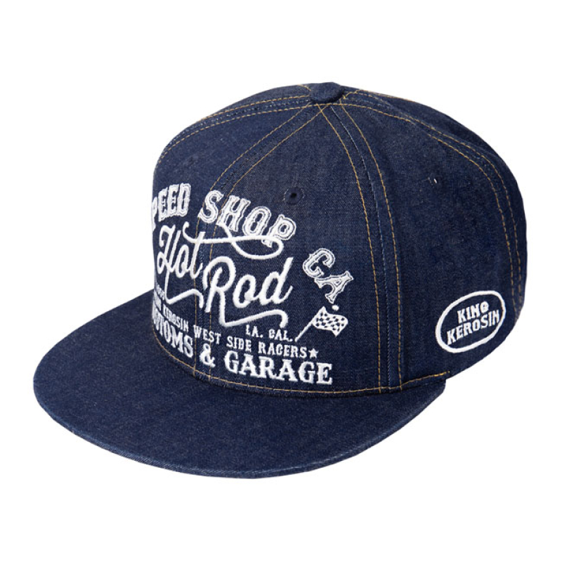 KING KEROSIN HOT ROD CAP DENIM BLUE 573023