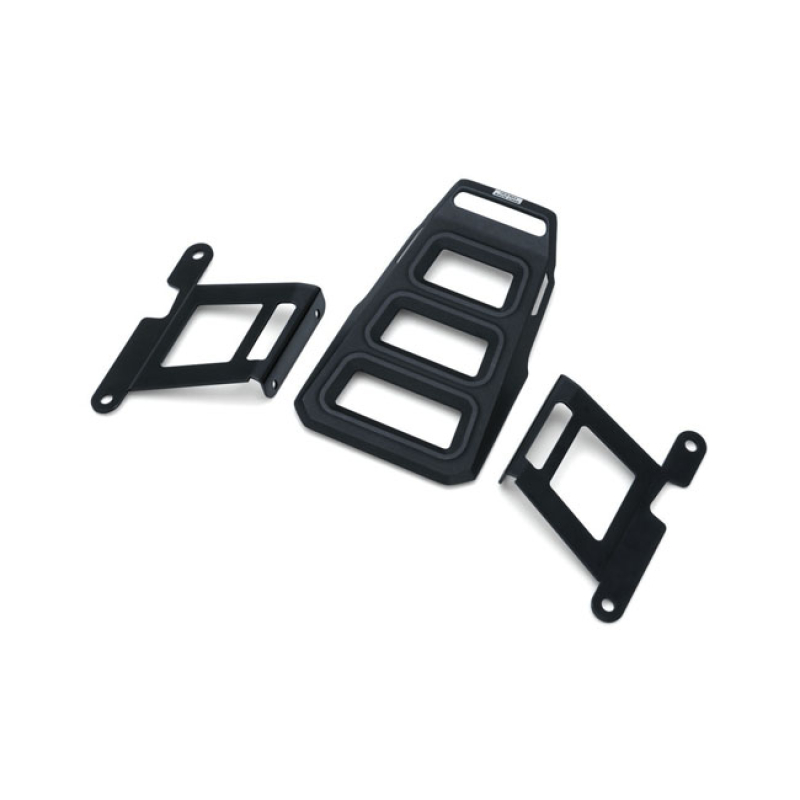 KURYAKYN, DILLINGER LUGGAGE RACK. BLACK SATIN BLACK. PRESSED STEEL, RE 573413