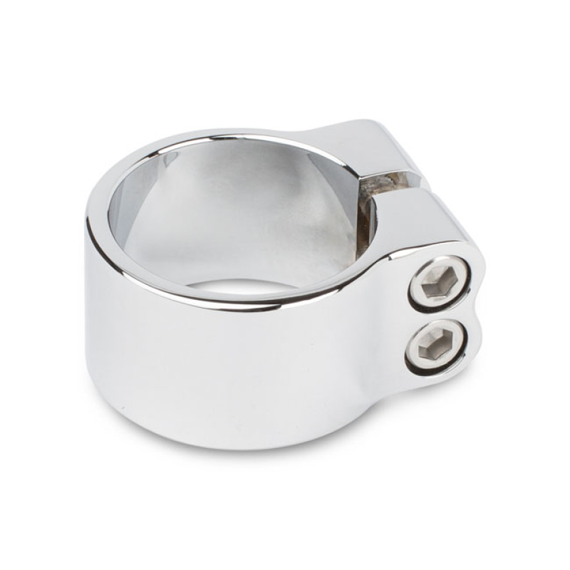ARLEN NESS, SUPER MUFFLER CLAMPS. 1 7/8". CHROME 573513