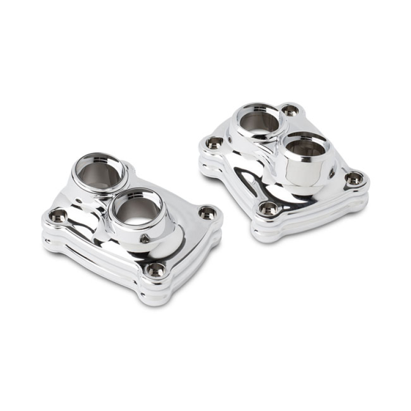 ARLEN NESS, 10-GAUGE TAPPET BLOCK COVER KIT. CHROME CHROME PLATED CNC 573560