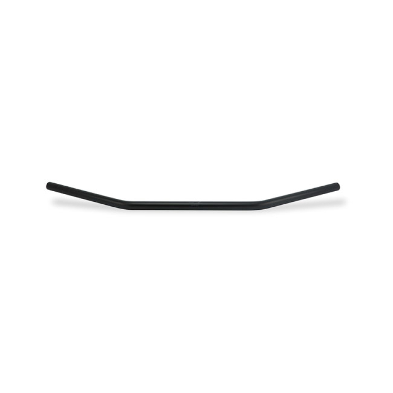 TRW CUSTOM 22MM DRAG BAR MEDIUM BLACK; STEEL HANDLEBAR; ABE APPROVED; 574043