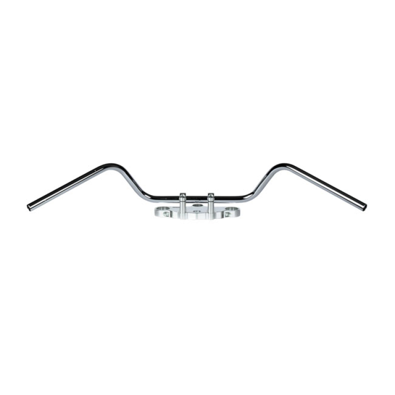 TRW CUSTOM 22MM MYSTIC HIGH HANDLEBAR CHROME; STEEL HANDLEBAR; ABE APP 574052
