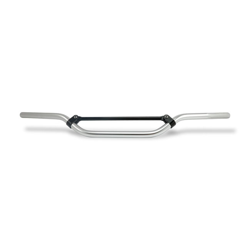 TRW 22MM MOTO CROSS HANDLEBAR HIGH ALUMINUM; SILVER LOOK; ABE APPROVED 574060