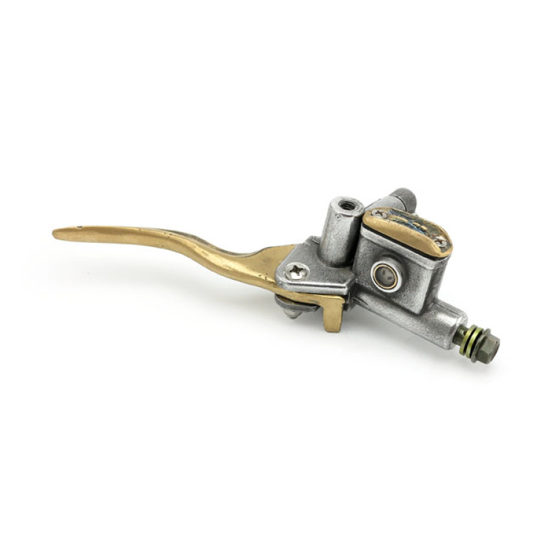 WANNABE CHOPPERS, WANNABRAKE MASTER CYLINDER, 1". BRASS ALUMINUM WITH 574510