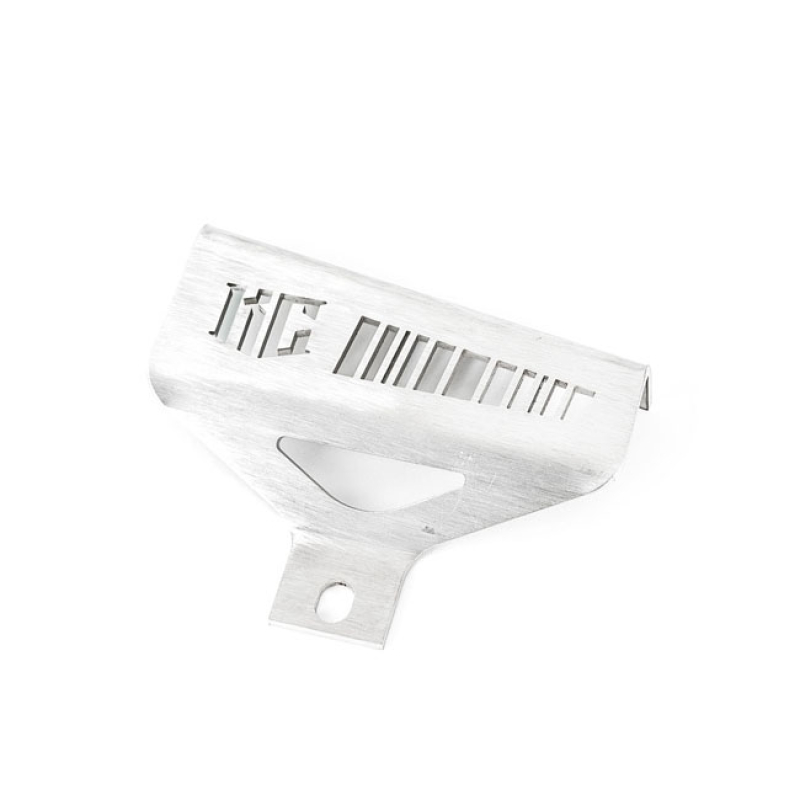 KILLER CUSTOM, UPPER BELT GUARD RAW STAINLESS STEEL. RADICALIZING YOUR 575508