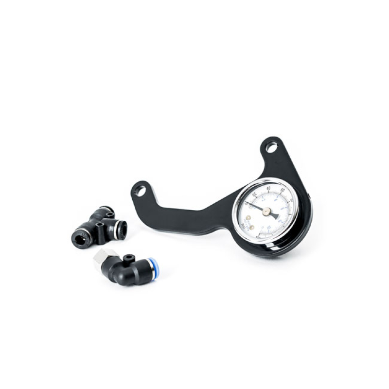 KILLER CUSTOM, M8 AIR RIDE GAUGE KIT. WHITE FACE GAUGE 575510