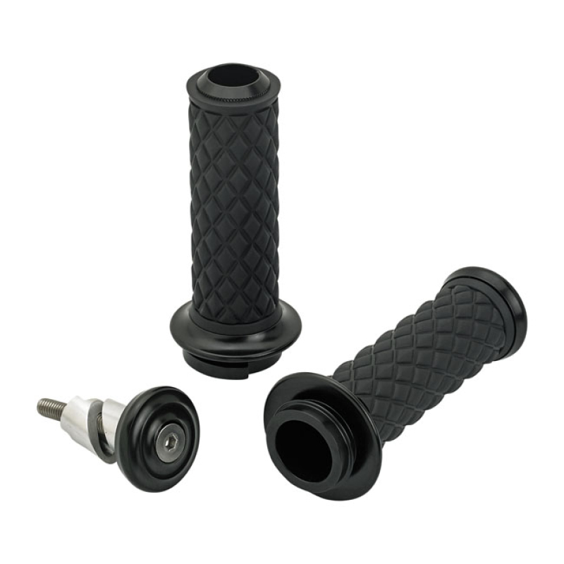 BILTWELL, ALUMICORE GRIPS. BLACK 576320
