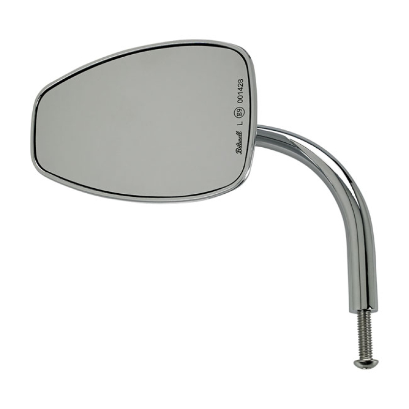BILTWELL, UTILITY TEARDROP MIRROR CHROME ECE APPR. 576329