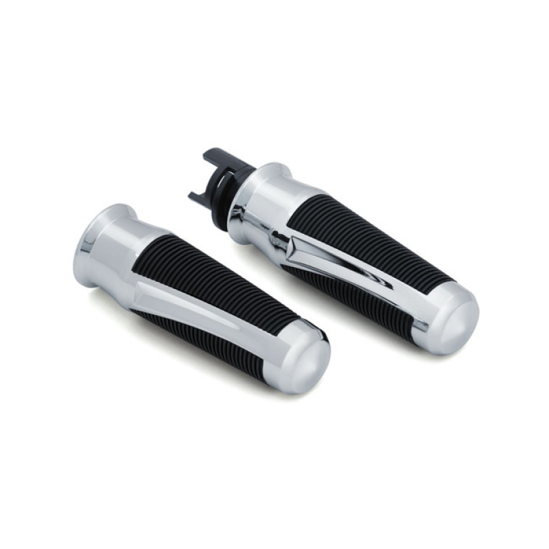 KURYAKYN, PHANTOM GRIPS CHROME AN ALUMINUM SHARP CUT DESIGN THAT MAKE 576998