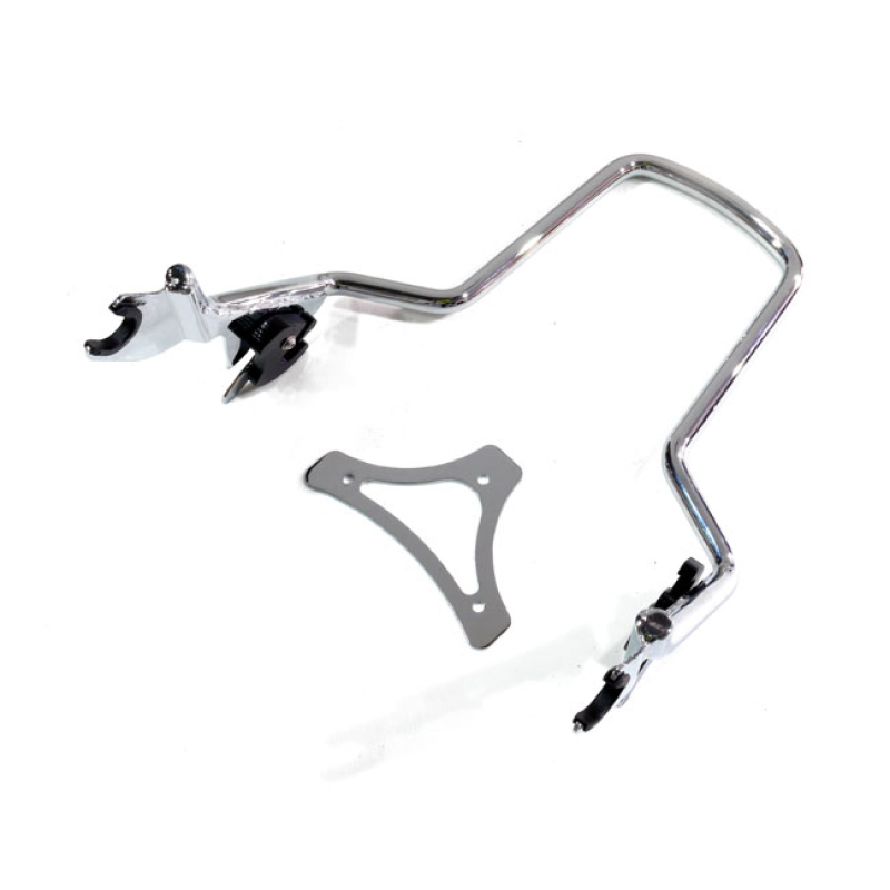 SISSY BAR KIT 12.50" 1-PIECE UPRIGHT, CHROME 577036