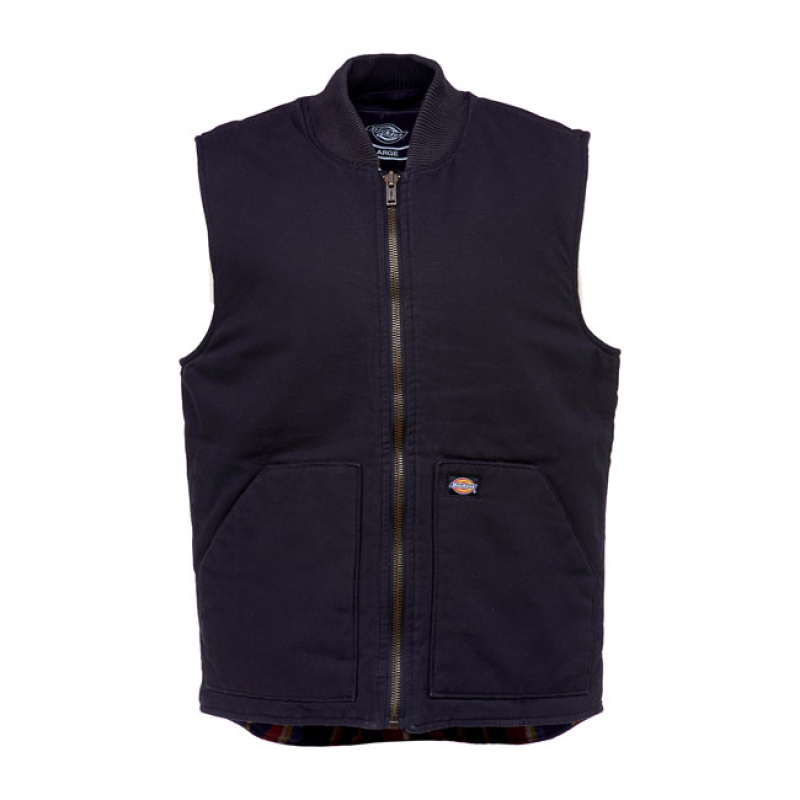 DICKIES LAWRENCEBURG CANVAS VEST BLACK 577141