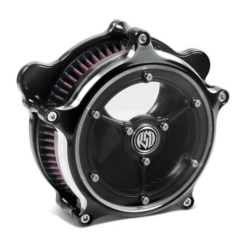 RSD, 'CLARITY' AIR CLEANER KIT. BLACK CC BLACK ANODIZED WITH A CONTRAS 577441
