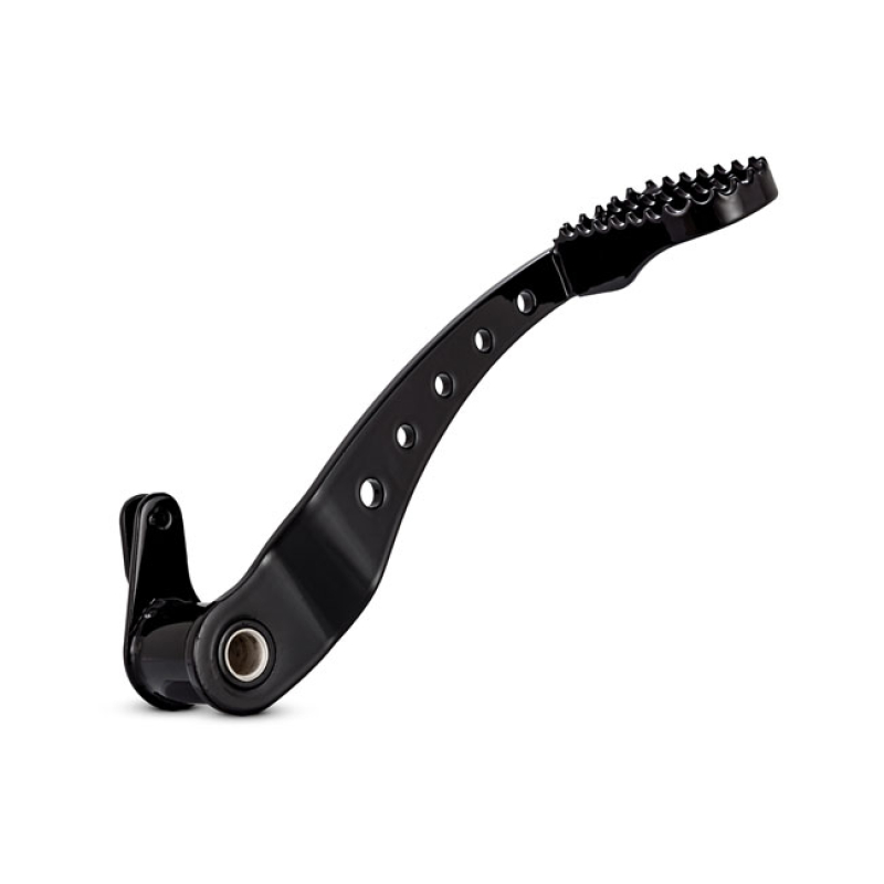 BURLY, MX BRAKE LEVER. BLACK SATIN BLACK STEEL MOTOCROSS STYLE. FEATUR 577566