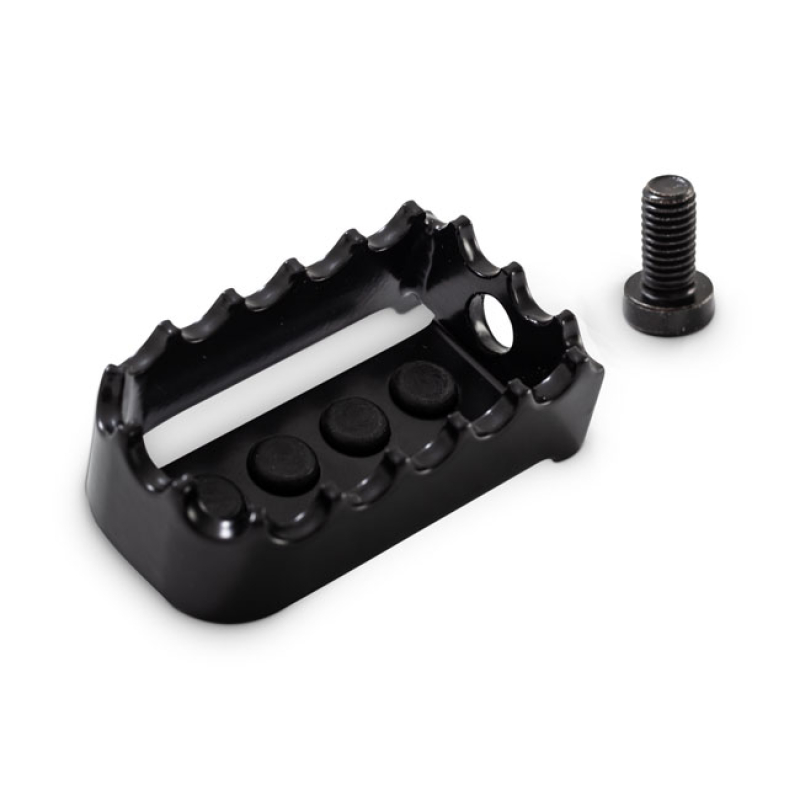 BURLY, MX STYLE SHIFT PEG. BLACK SATIN BLACK STEEL CONSTRUCTION. MOTOC 578260
