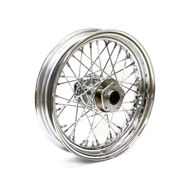 3.00 X 16 FRONT WHEEL 40 SPOKES CHROME CHROME PLATED 40-SPOKE REPLACEM 578475