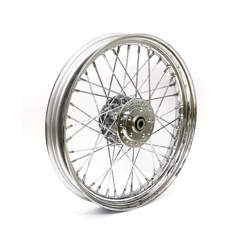 2.50 X 19 FRONT WHEEL 40 SPOKES CHROME 578480