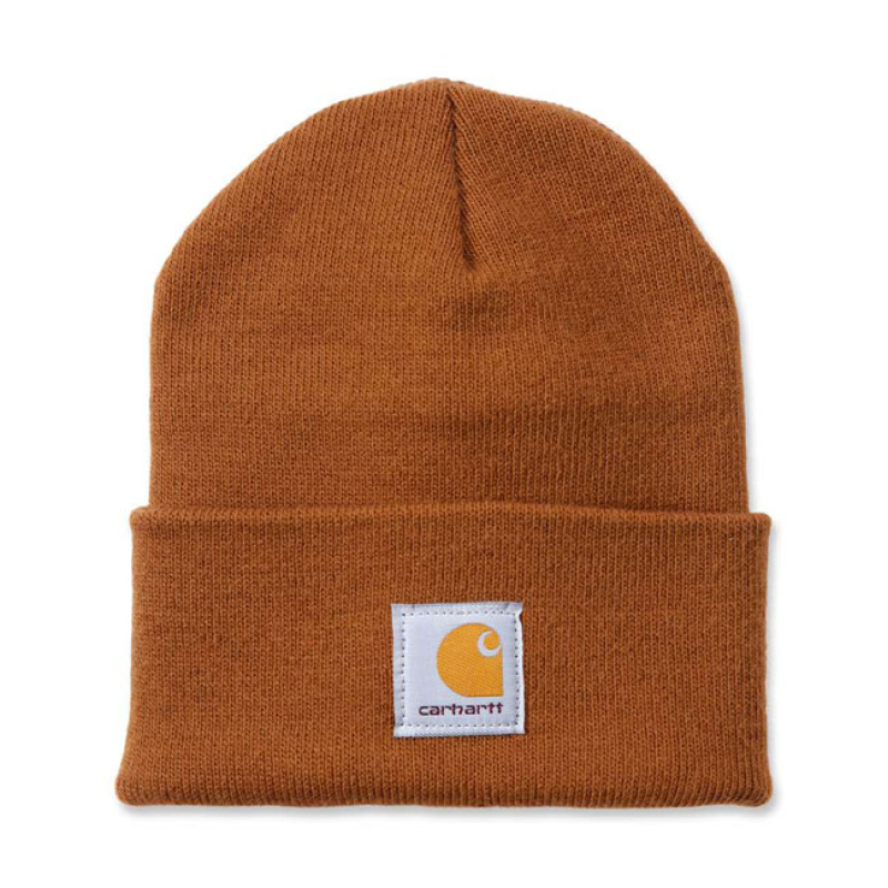 CARHARTT WATCH HAT BEANIE CARHARTT BROWN BORN IN 1987, THE CARHARTT WA 578798