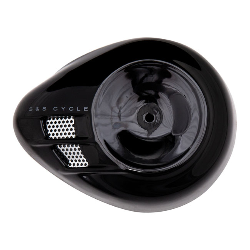 S&S, STEALTH AIRSTREAM AIR CLEANER COVER. BLACK 580353