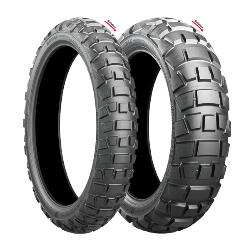 BRIDGESTONE BATTLAX AX41 F TIRE 80/100P21 51P FRONT 586298