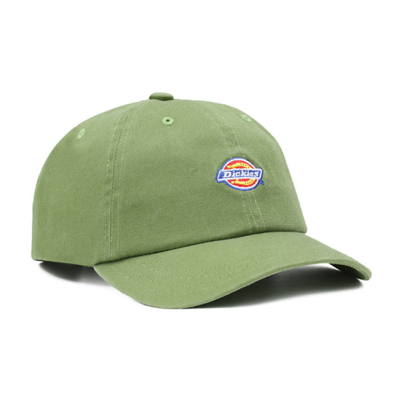 DICKIES HARDWICK 6 PANEL BASEBALL CAP ARMY GREEN 588170