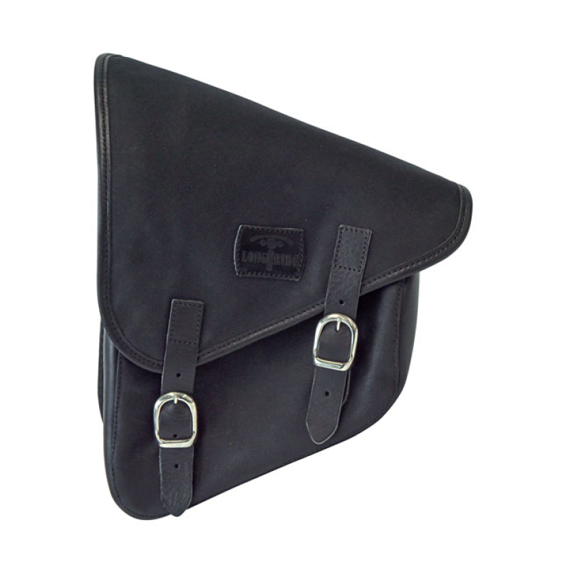 LONGRIDE, SWINGARM BAG. BLACK, WAXED COTTON MOUNTS TO LEFT SIDE OF THE 588738
