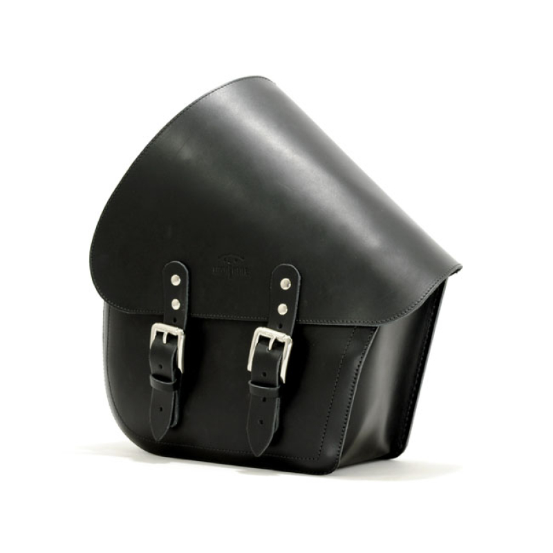LONGRIDE, LEATHER SWINGARM BAG. LARGE. BLACK 588794